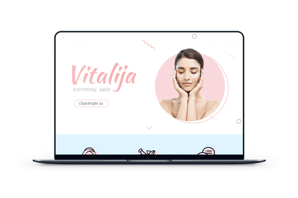 Tvorba webstránky na mieru pre kozmetický salón