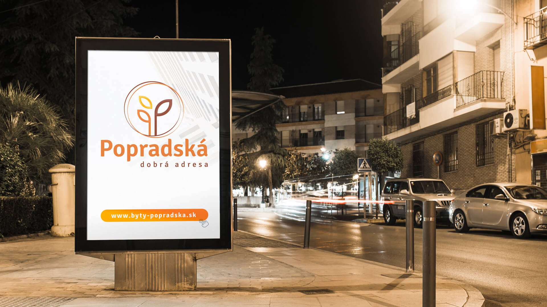 Vizuálna identita pre developerský projekt Popradská - dobrá cesta