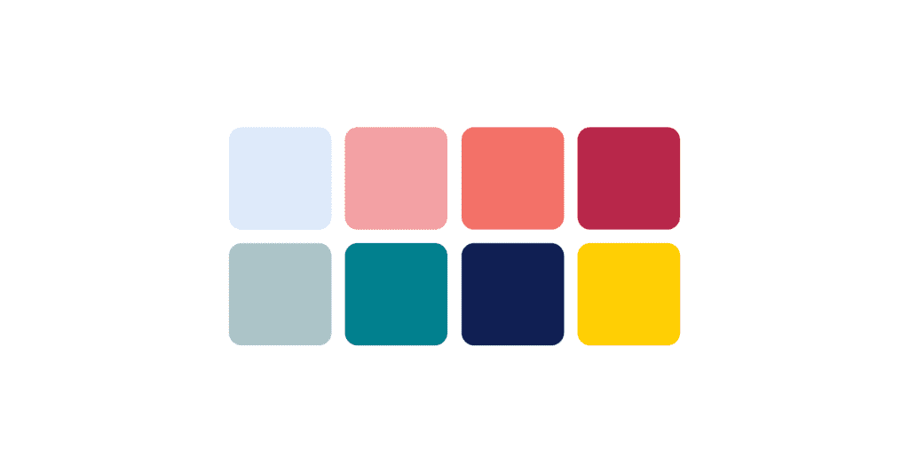 Paleta farieb a ich symbolika.